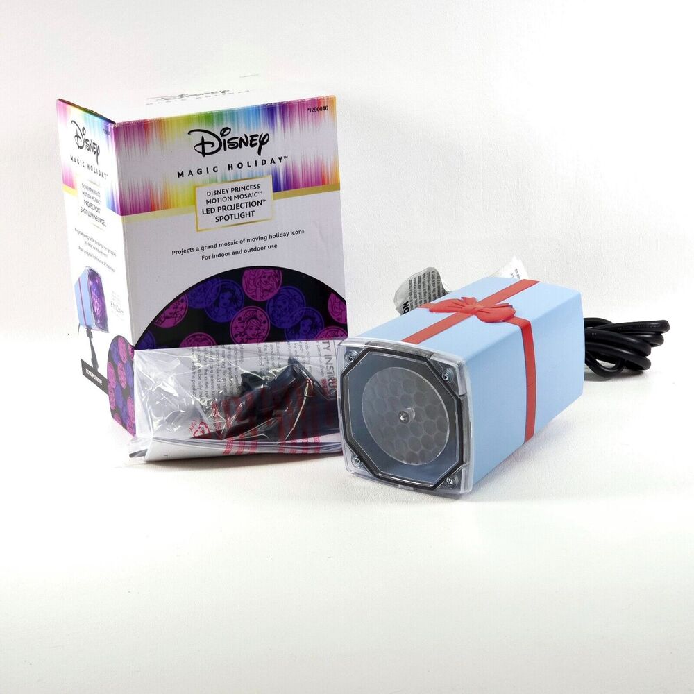 Disney Magic Holiday Princess Motion Mosaic Projection‎ Reflector LED Spotlight